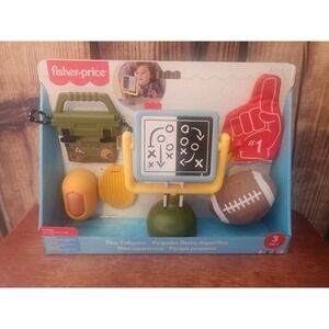 Fisher-Price Tiny Tailgater Infant Toy Gift Set Football 5 Pieces GJW24 NEW